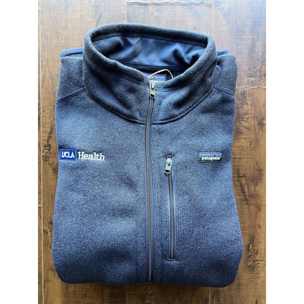 Patagonia Better Sweater Jacket Mens 3XL Navy Blue Full Zip UCLA Health Fleece